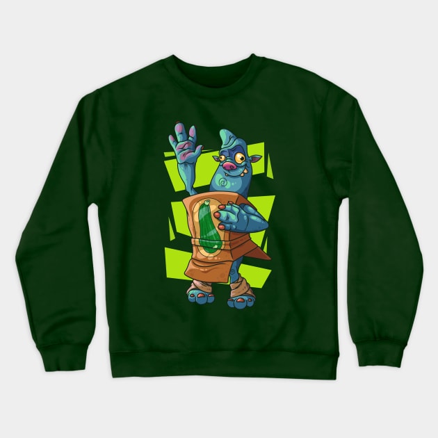 Zucchini Crewneck Sweatshirt by ArtisticDyslexia